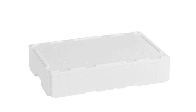 Polystyrene Box 16 L, 600x400x122 mm - 1 pallet (80 pieces)