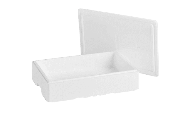 Polystyrene Box 22 L, 600x400x146 mm - 1 pallet (80 pieces)