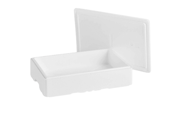 Polystyrene Box 22 L, 600x400x146 mm - 1 pallet (80 pieces)