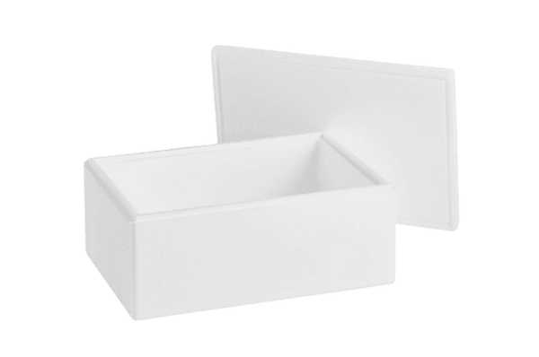 Polystyrene Box 28 L, 550x380x230 mm - 1 pallet (60 pieces)