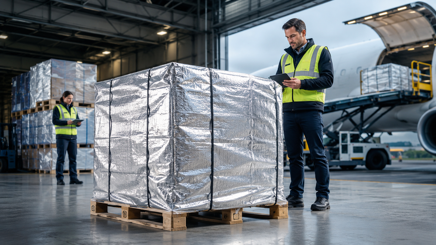 Temperature-controlled packaging for <em>air freight</em> &amp; air cargo
