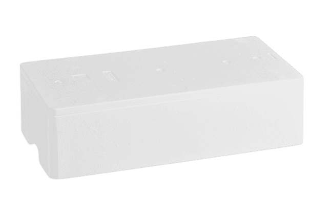 Polystyrene Box 29 L, 690x360x188 mm - 1 pallet (60 pieces)