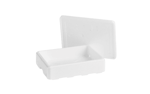 Polystyrene Box 8 L, 400x300x104 mm - 1 pallet (240 pieces)
