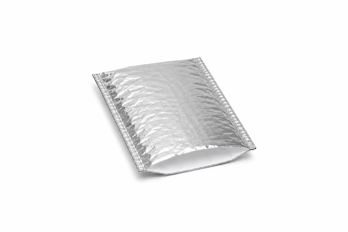 Insulated bag 25 x 35 cm, 2-ply + adhesive strip