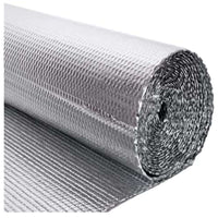 Insulation foil on roll 150cm x 100m x 3mm (aluminium + bubble wrap + aluminium)