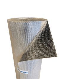 Insulation foil on roll 150cm x 50m x 4mm (aluminium + bubble wrap)